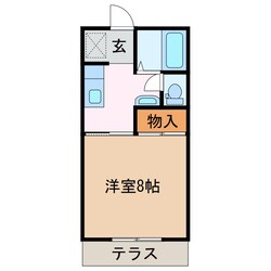 伊勢八太駅 徒歩17分 1階の物件間取画像